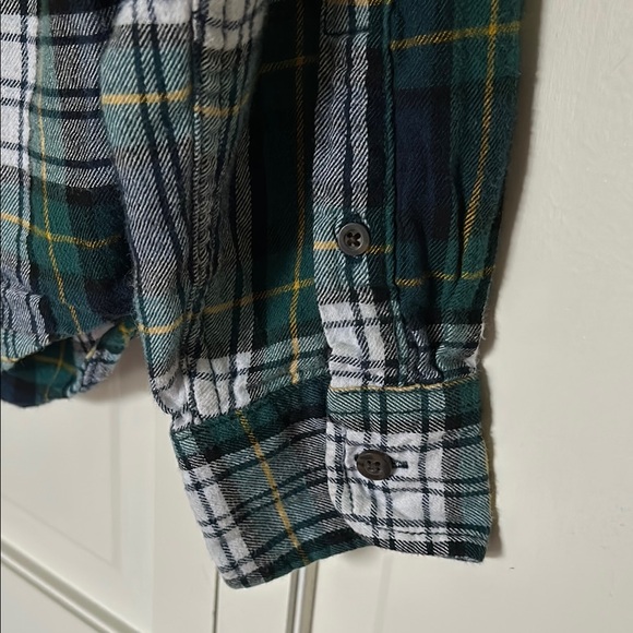 Men's Green Plaid Small Shirt by George - Picture 4 of 8